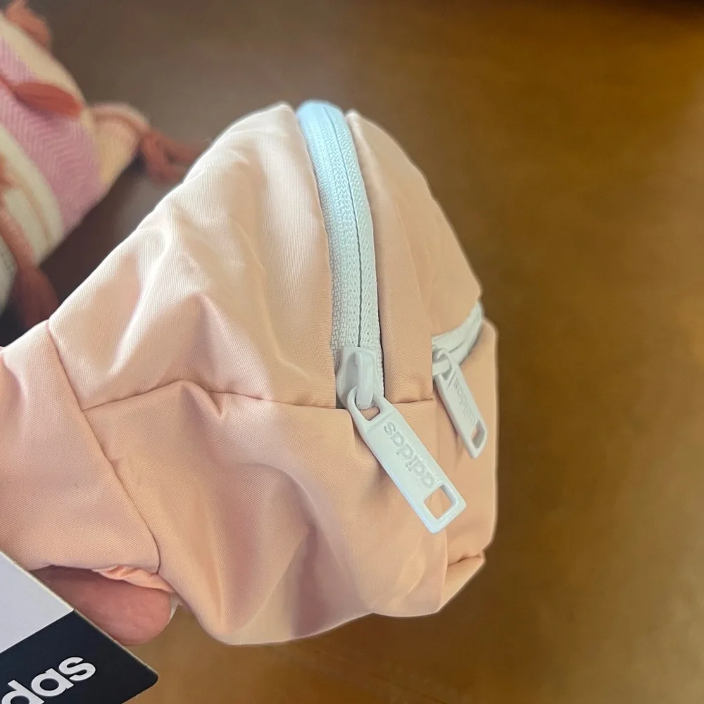 Adidas unisex Core Waist pack Fanny pack glow pink New With Tags - Picture 2 of 8